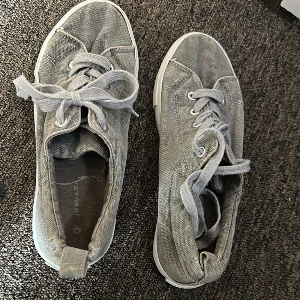 Gray Casual Sneakers